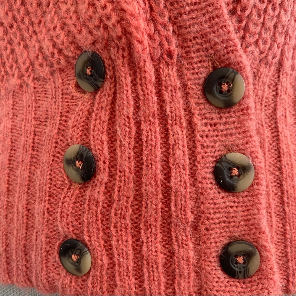 .Ounce Button Down Sweater Size S Light Rust Colo… - image 3